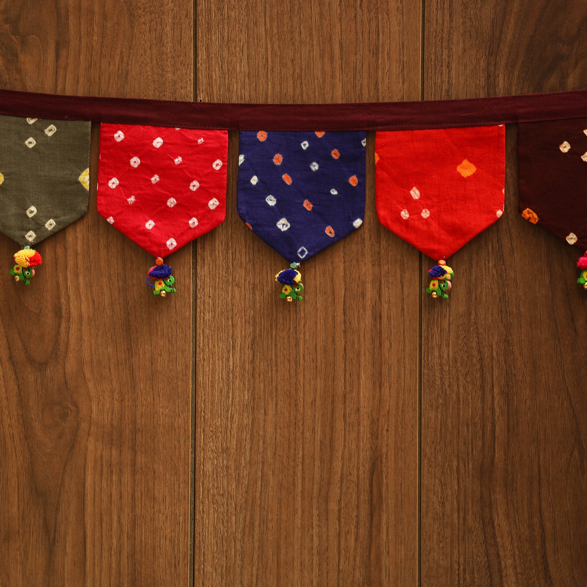 Handmade fabric toran for home decor 70 - handcrafted