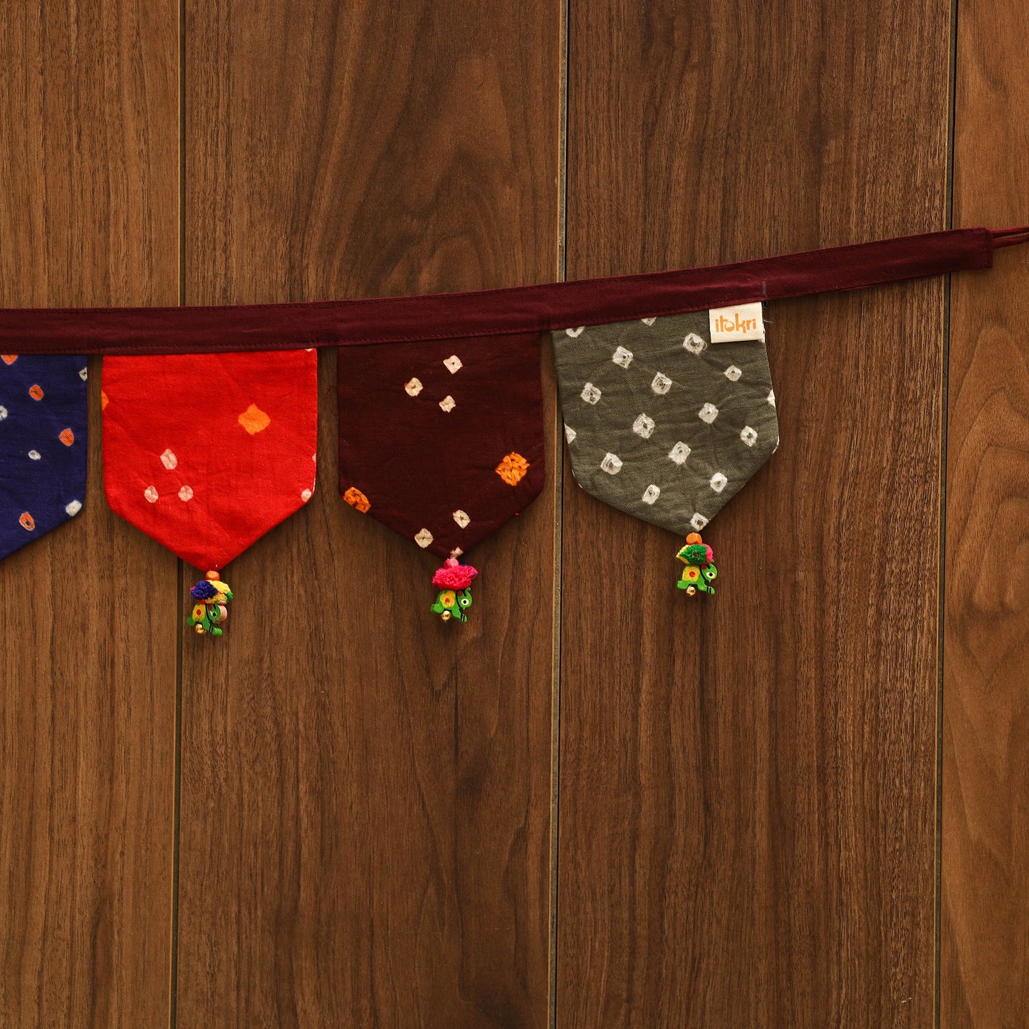 Handmade fabric toran for home decor 70 - handcrafted