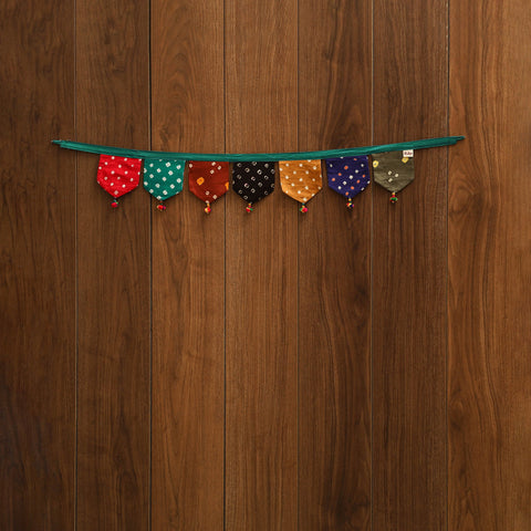 Handmade fabric toran for home decor 71 - handcrafted