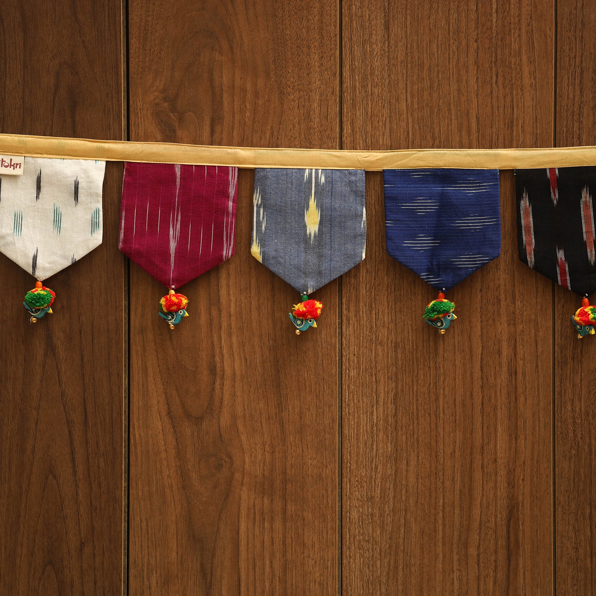 Handmade fabric toran for home decor 73 - handcrafted