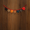 Handmade fabric toran for home decor 77 - handcrafted