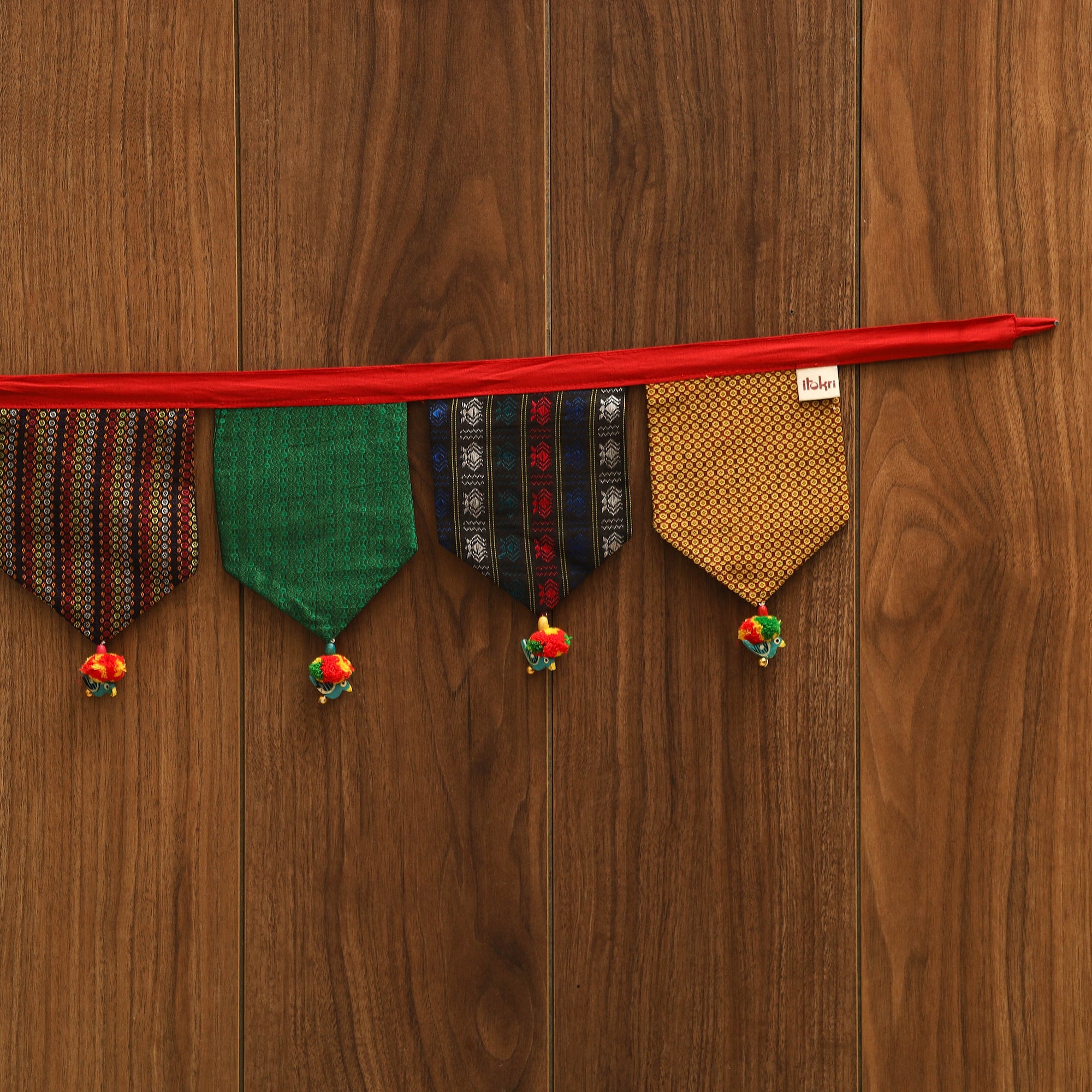 Handmade fabric toran for home decor 84 - handcrafted