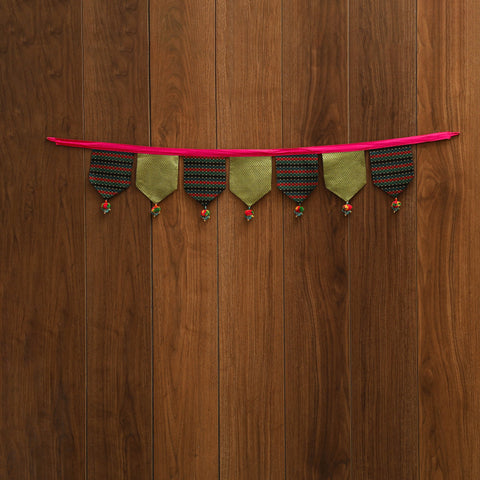 Handmade fabric toran for home decor 85 - handcrafted