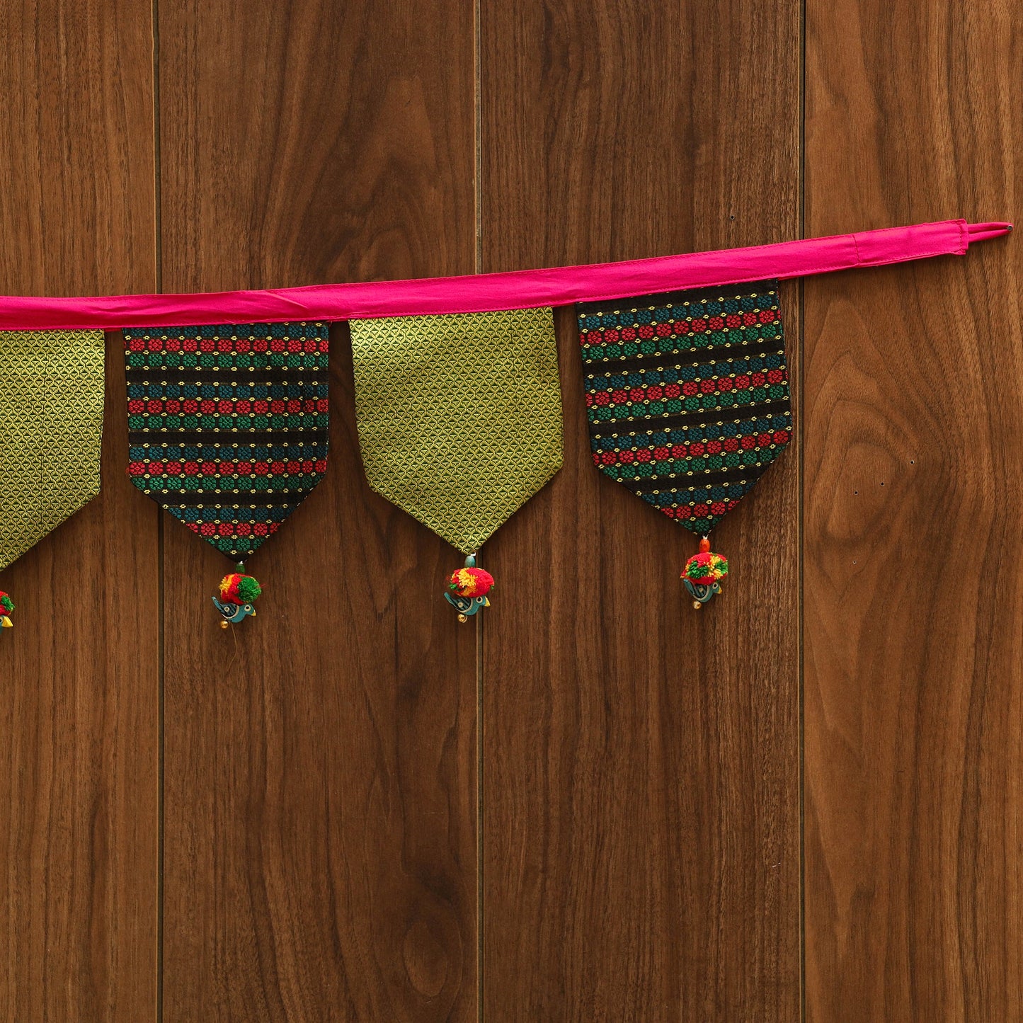 Handmade fabric toran for home decor 85 - handcrafted