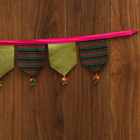 Handmade fabric toran for home decor 85 - handcrafted