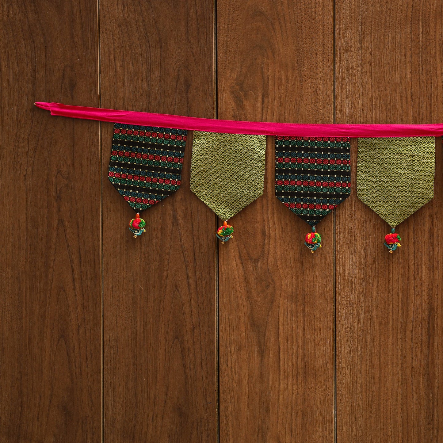 Handmade fabric toran for home decor 85 - handcrafted