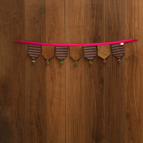 Handmade fabric toran for home decor 86 - handcrafted