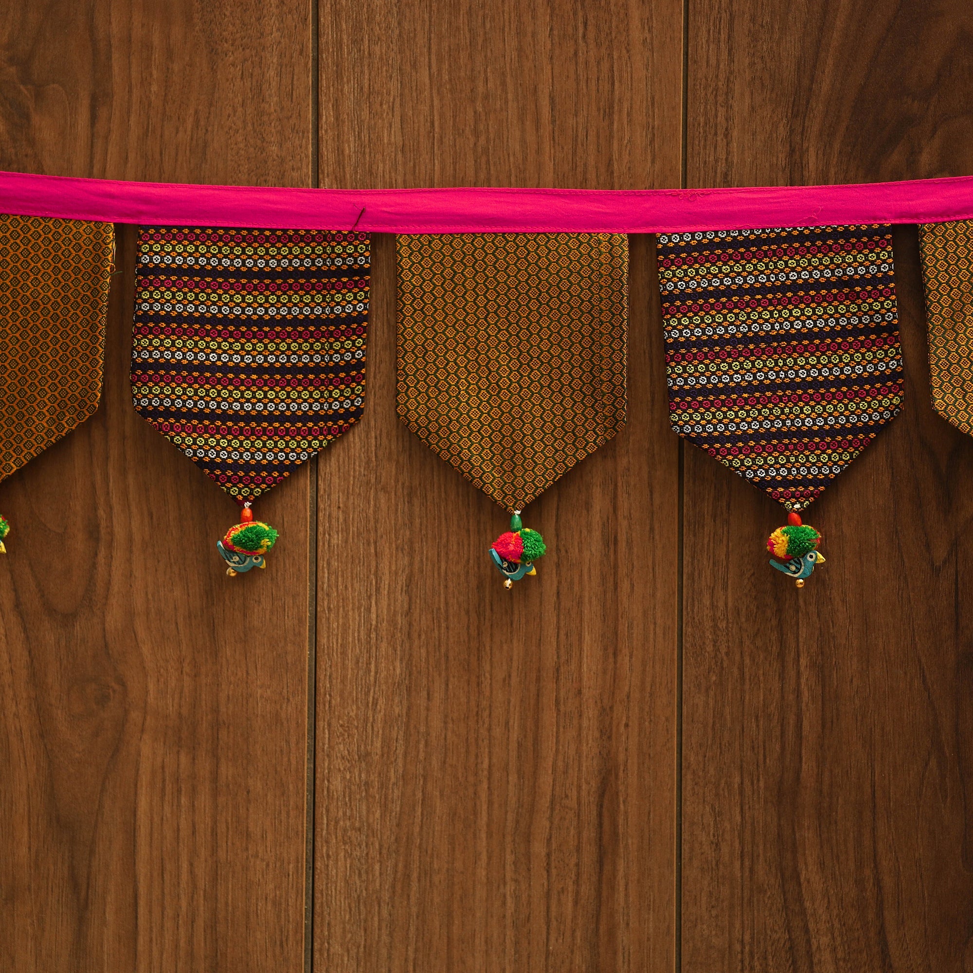 Handmade fabric toran for home decor 86 - handcrafted