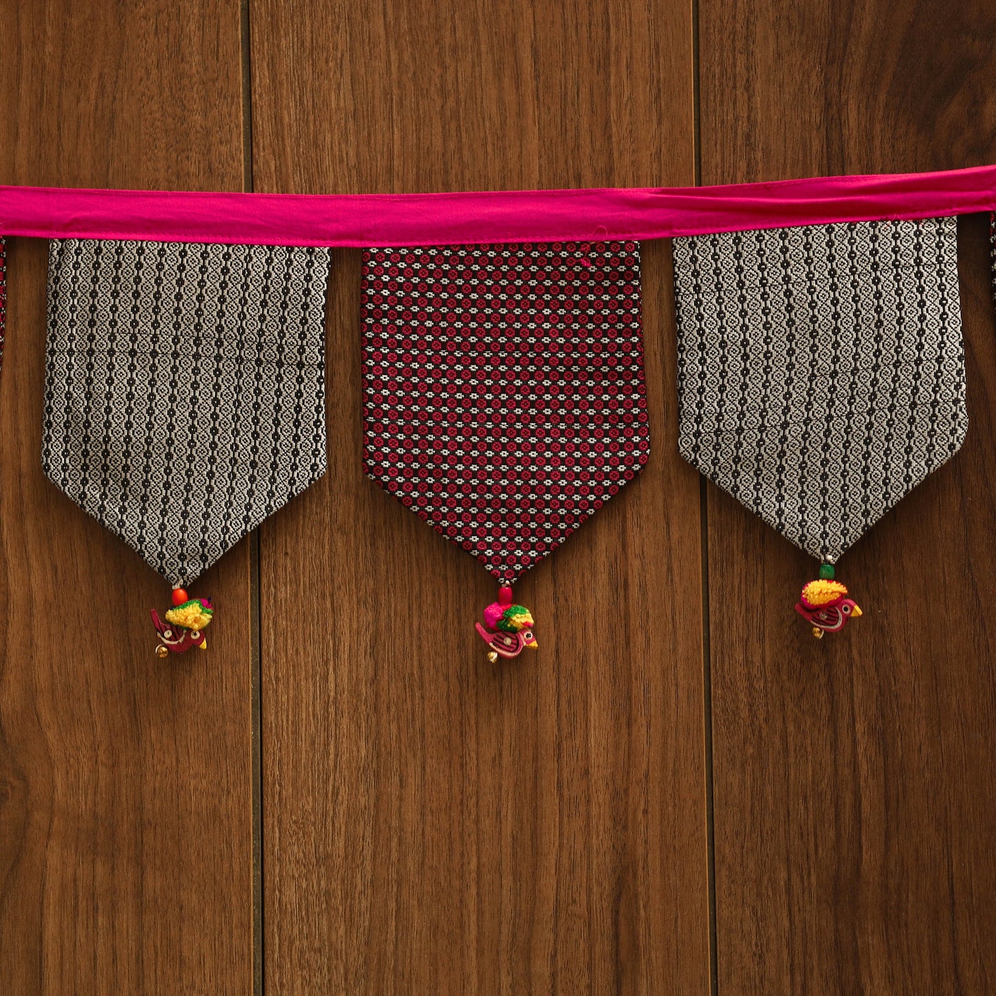 Handmade fabric toran for home decor 87 - handcrafted