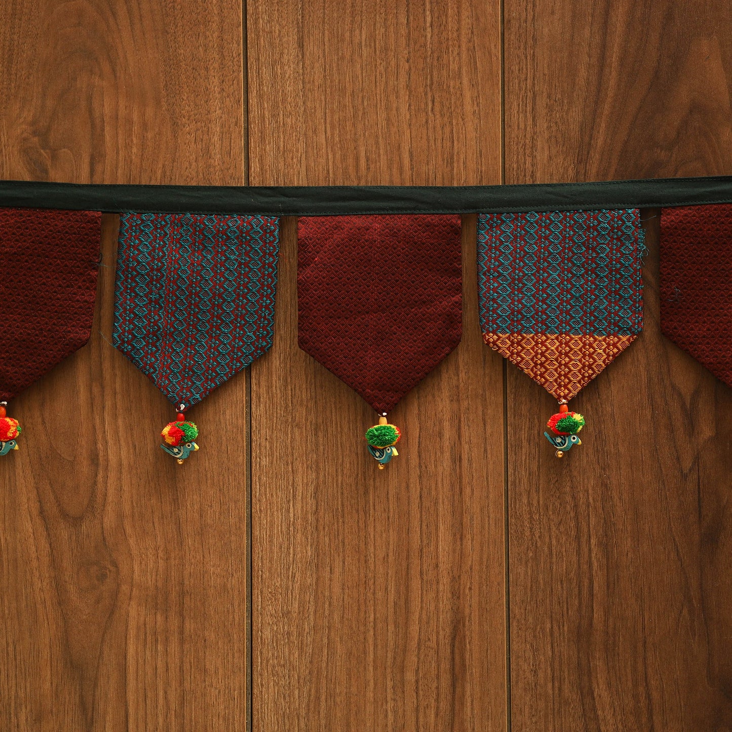 Handmade fabric toran for home decor 93 - handcrafted