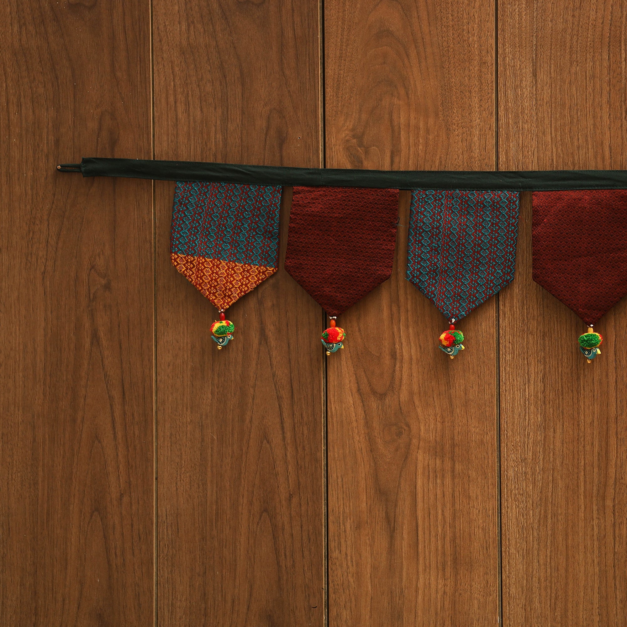 Handmade fabric toran for home decor 93 - handcrafted