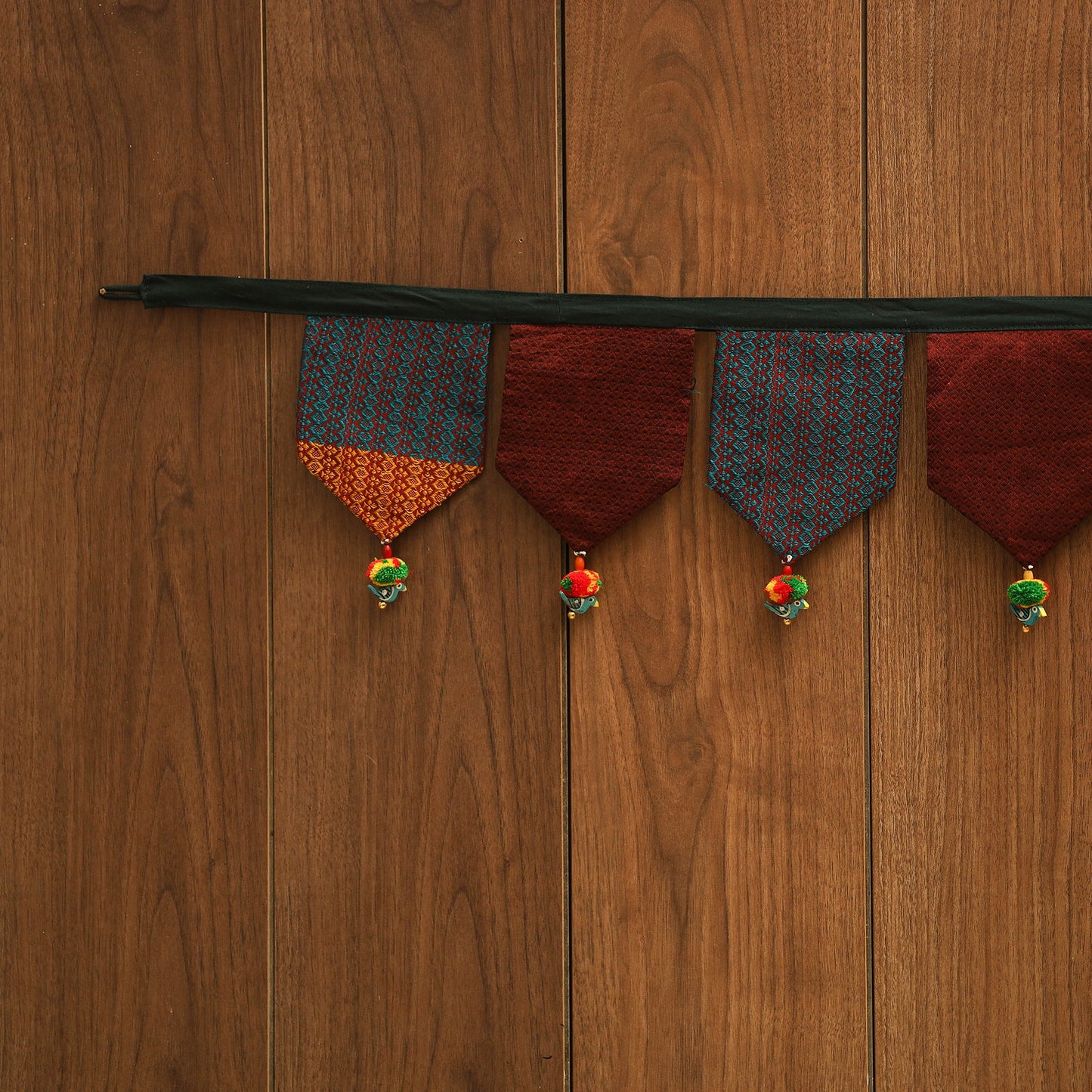 Handmade fabric toran for home decor 93 - handcrafted