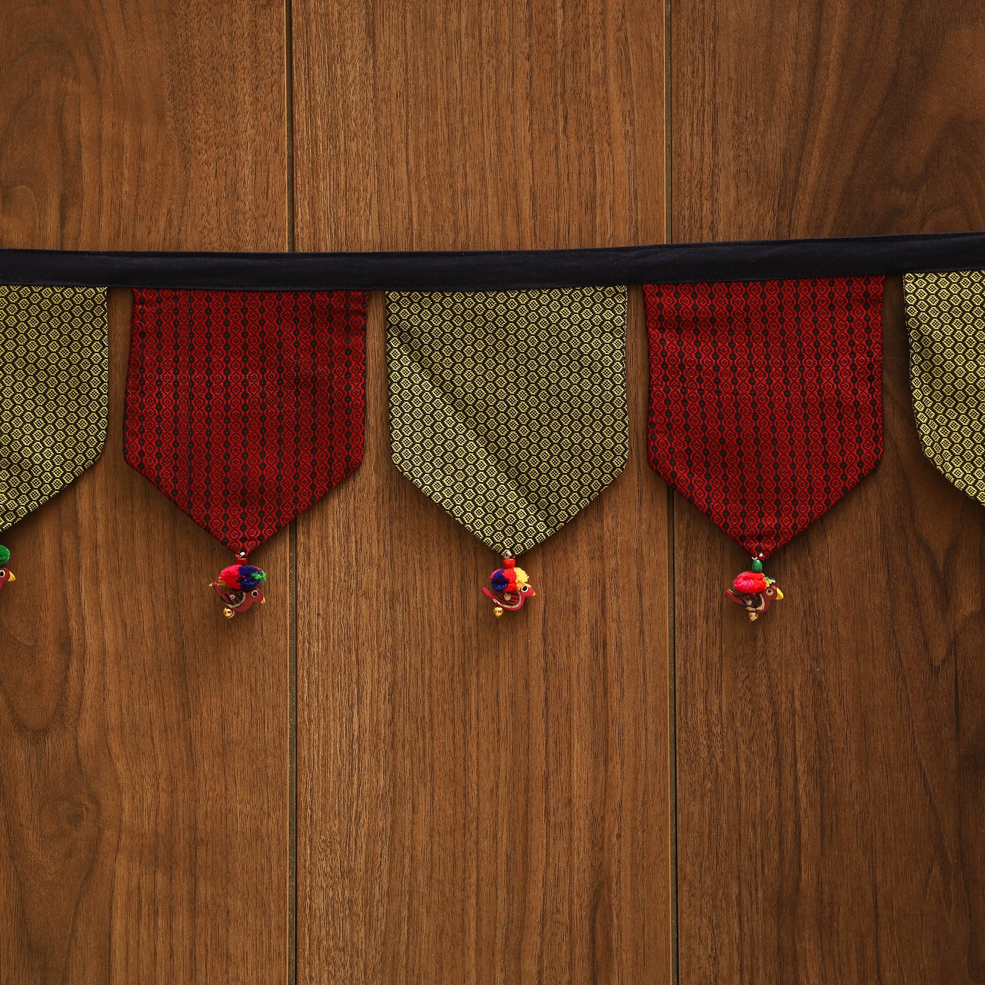 Handmade fabric toran for home decor 98 - handcrafted