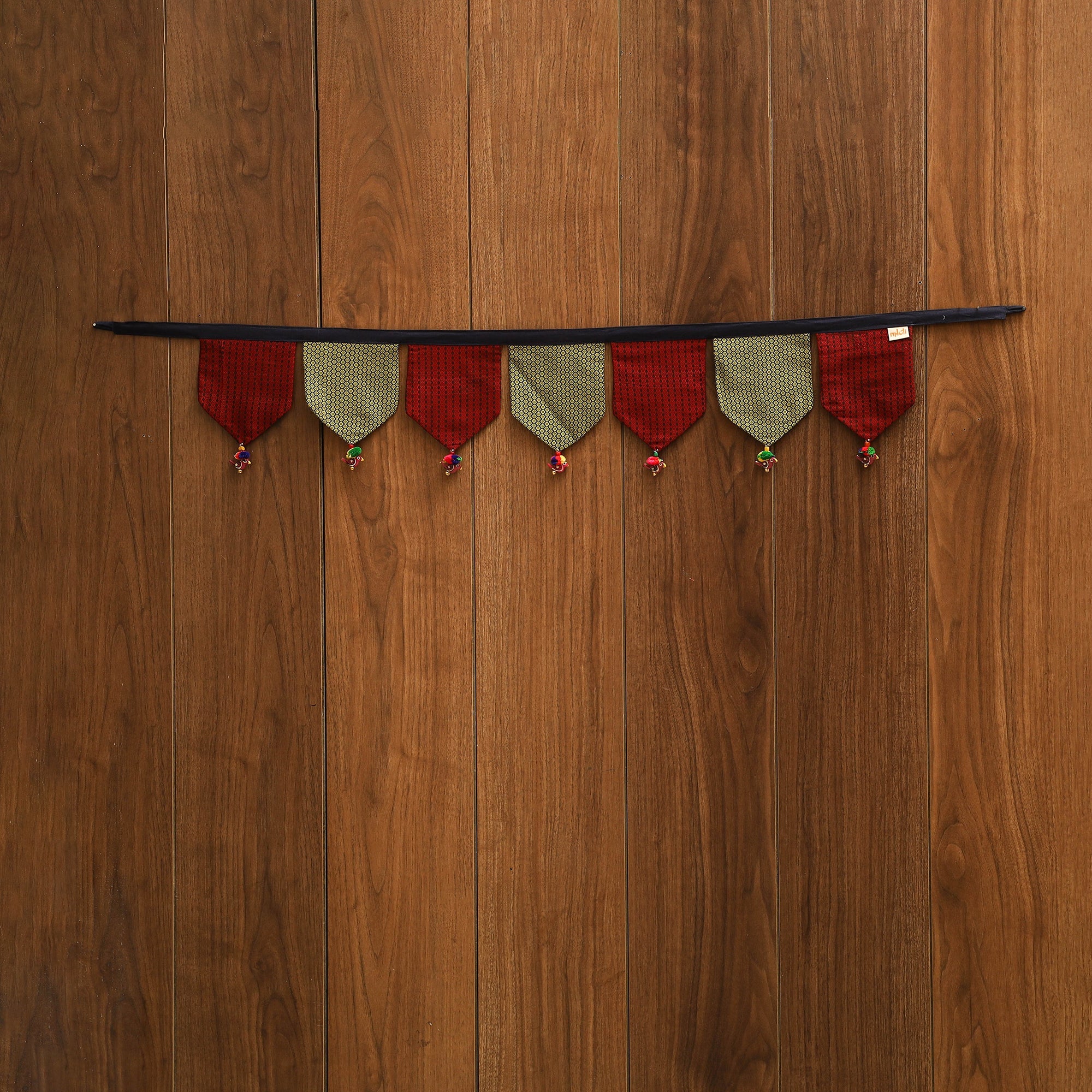 Handmade fabric toran for home decor 98 - handcrafted