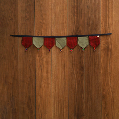 Handmade fabric toran for home decor 98 - handcrafted