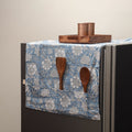 Handmade fridge top cover with multiple pockets 03