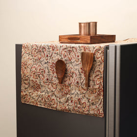 Handmade fridge top cover with multiple pockets 06