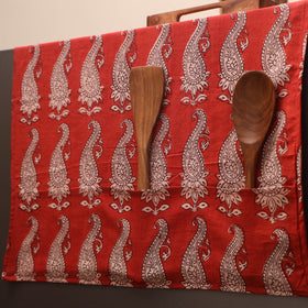 Handmade fridge top cover with multiple pockets 08