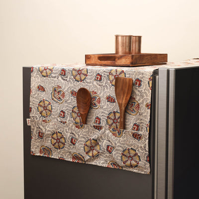 Handmade fridge top cover with multiple pockets 08
