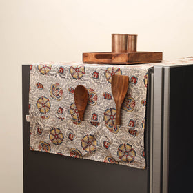 Handmade fridge top cover with multiple pockets 08