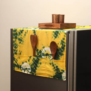 Handmade fridge top cover with multiple pockets 09