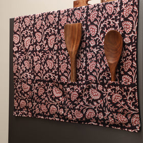 Handmade fridge top cover with multiple pockets 10