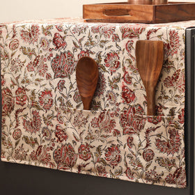 Handmade fridge top cover with multiple pockets 10