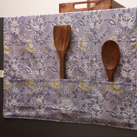 Handmade fridge top cover with multiple pockets 10