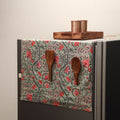 Handmade fridge top cover with multiple pockets 11