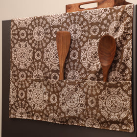 Handmade fridge top cover with multiple pockets 12