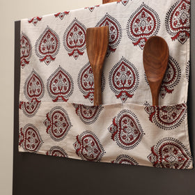 Handmade fridge top cover with multiple pockets 12