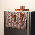Handmade fridge top cover with multiple pockets 12