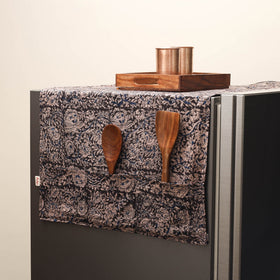 Handmade fridge top cover with multiple pockets 13
