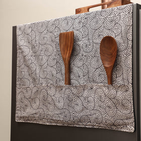 Handmade fridge top cover with multiple pockets 13
