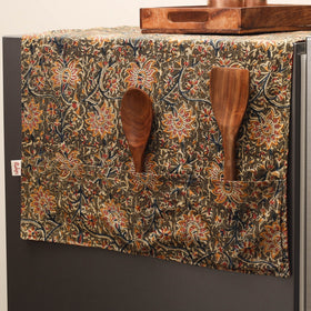 Handmade fridge top cover with multiple pockets 14