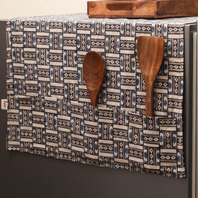 Handmade fridge top cover with multiple pockets 15