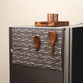 Handmade fridge top cover with multiple pockets 15