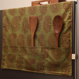 Handmade fridge top cover with multiple pockets 15