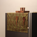 Handmade fridge top cover with multiple pockets 15