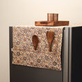 Handmade fridge top cover with multiple pockets 16