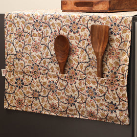 Handmade fridge top cover with multiple pockets 16