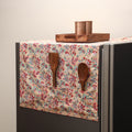 Handmade fridge top cover with multiple pockets 16