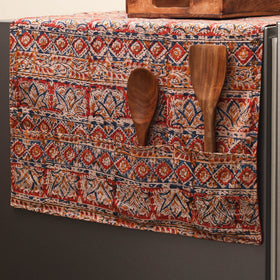 Handmade fridge top cover with multiple pockets 17