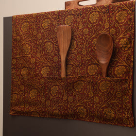 Handmade fridge top cover with multiple pockets 18