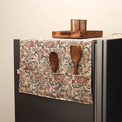Handmade fridge top cover with multiple pockets 18