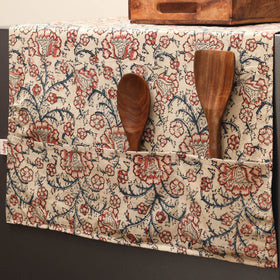 Handmade fridge top cover with multiple pockets 18