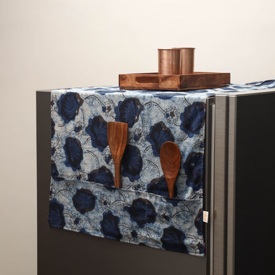 Handmade fridge top cover with multiple pockets 19