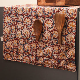 Handmade fridge top cover with multiple pockets 19