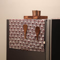 Handmade fridge top cover with multiple pockets 20