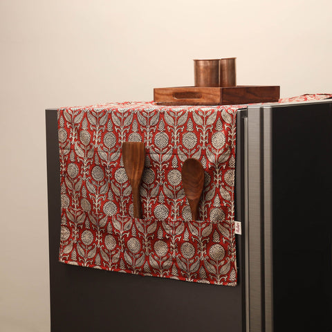 Handmade fridge top cover with multiple pockets 20